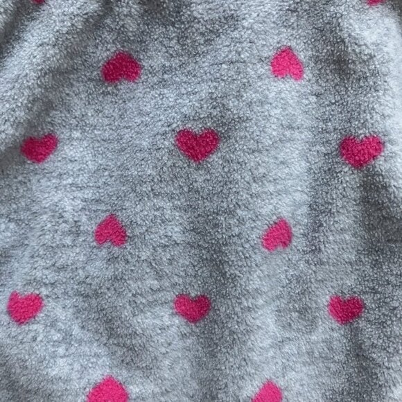 Carter’s Baby Vest Size 6M | GUC Grey Fleece Heart Print Sleeveless Jacket - Picture 14 of 16